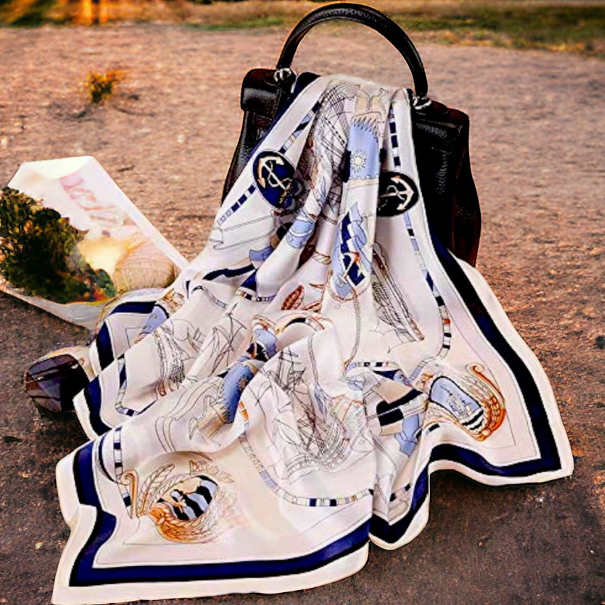 100 Mulberry Silk Scarf With Gift Box